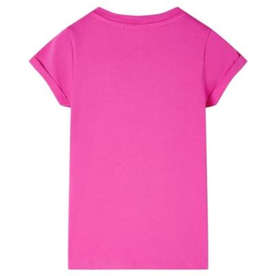 Kindershirt 140 donkerroze Kindershirt 140 donkerroze
