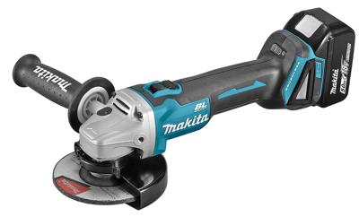 Makita DGA506RTJ Accu Haakse Slijper 125mm 18V 5.0Ah in Mbox