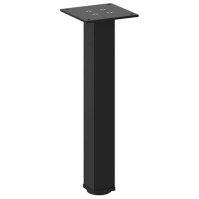 Salontafelpoten 4 st 42-44 cm staal zwart