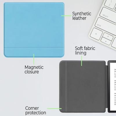 Lunso Kobo Forma hoes (8 inch) - sleepcover - Lichtblauw