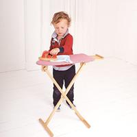 Bigjigs houten strijkplank & strijkijzer - thumbnail