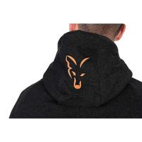 Fox Collection Lightweight Hoody Black & Orange Large - thumbnail