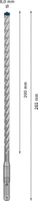 Bosch Accessoires Expert SDS plus-7X hamerboor 10 x 100 x 165 mm - 1 stuk(s) - 2608900186
