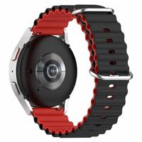 Garmin Vivomove 3 / HR / Luxe / Sport / Style / Trend - Ocean Style bandje - Zwart / rood - thumbnail