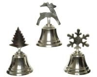 Tafelbel met aluminium zilver - thumbnail