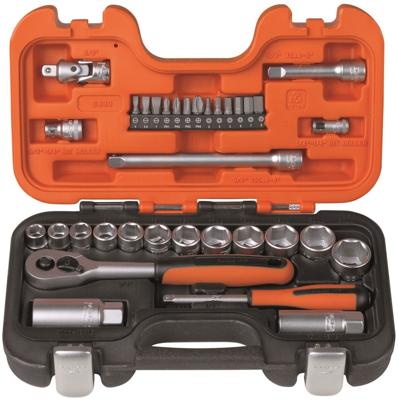 Bahco dopsleutelset 1/4-3/8"