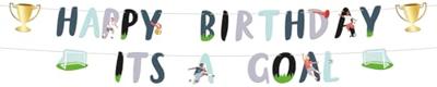 Fantastic Voetbal Happy Birthday Letterslinger (1,5m)
