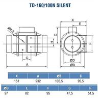 Soler & Palau Buisventilator Td-160/100 N Silent, Aansluitdiameter 100mm - thumbnail