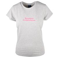 Mondoni Be a unicorn t-shirt grijs maat:xxs - thumbnail