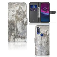 Motorola One Action | Bookcase | Beton Print - thumbnail