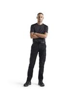 Blåkläder Industrie werkbroek stretch 14441832 | Zwart/Donkergrijs | Maat 62 - 7330509763964 - thumbnail