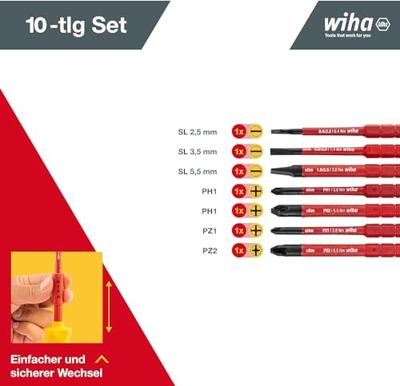 Wiha Schroevendraaier en bitset slimVario - thumbnail