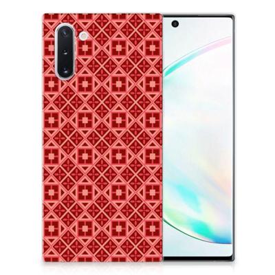Samsung Galaxy Note 10 | TPU bumper | Batik Rood Samsung Galaxy Note 10 | TPU bumper | Batik Rood