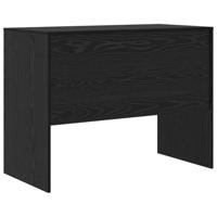 Bureau Zwart eiken 100 x 50 x 76 cm Bewerkt hout - thumbnail
