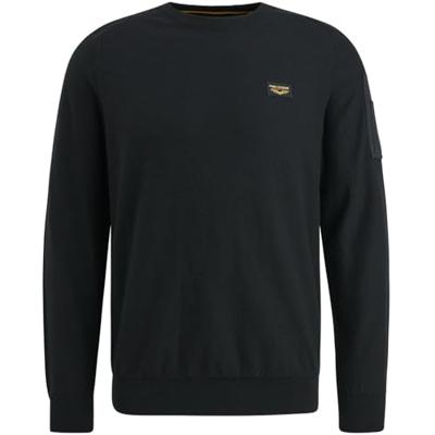 Pme Legend R-neck American Classic Singele Jersey Knit Trui 999 - Black