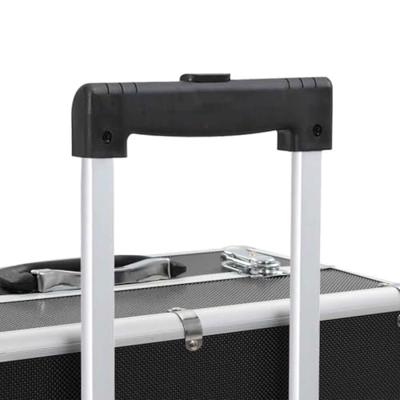 Make-up trolley aluminium zwart - thumbnail