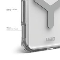 Urban Armor Gear Plyo MagSafe Case Backcover Apple iPhone 16 Pro Ice, Transparant, Zilver MagSafe compatible - thumbnail