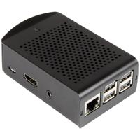 Joy-it rb-alucase+06 SBC-behuizing Geschikt voor serie: Raspberry Pi® Met bevestigingslasplaat Zwart - thumbnail