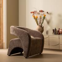 BePureHome Fauteuil Radiate Textured - Espresso - thumbnail