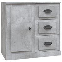 Dressoir 70x35,5x67,5 cm bewerkt hout betongrijs - thumbnail