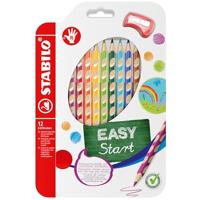 Stabilo easycolors kleurpotloden rechtshandig - 12 st. + puntenslijper - thumbnail