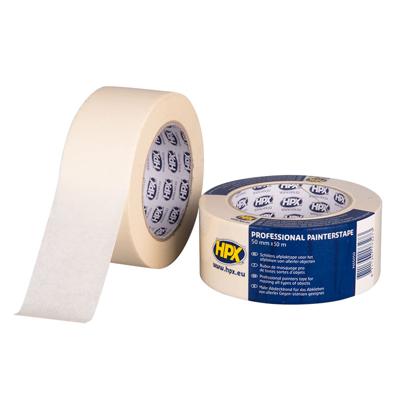 HPX Producten/afplakband masking tape 60 c cr%c3%a8mewit 50mm x 50m HPX Producten/afplakband masking tape 60 c cr%c3%a8mewit 50mm x 50m