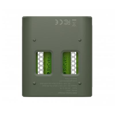 GP Recyko USB Lader + 4 AAA Batterijen 950mah - thumbnail