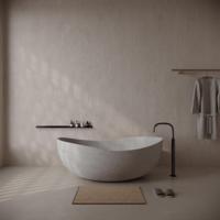 Vrijstaande Badkuip Ideavit Idea.Sense 160x97,5x58cm Beton - thumbnail