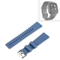 Voor Fitbit versa eenvoudige mode siliconen horlogebandje (blauw) - thumbnail