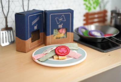 Small Foot - houten speeleten pasta chef set, 19dlg. Small Foot - houten speeleten pasta chef set, 19dlg.