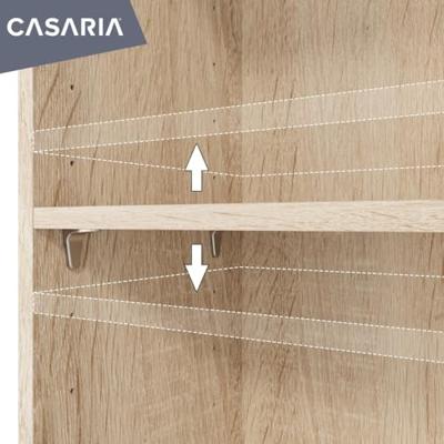 Boekenkast Vela Eikenhout met 5 opbergvakken