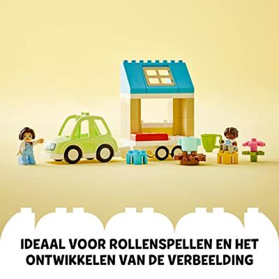 Lego Duplo 10986 familiehuis op wielen - thumbnail