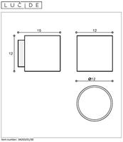 Lucide JELTE - Wandlamp Badkamer - 1xG9 - IP44 - Zwart - thumbnail