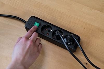 Brennenstuhl Eco-Line 3-voudige zwarte stekkerdoos met schakelaar | 1152300015 - 1152300015 - thumbnail