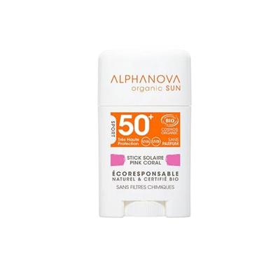 Alphanova SUN BIO zonnebrand SPF 50+ Face sun stick - pink Alphanova SUN BIO zonnebrand SPF 50+ Face sun stick - pink