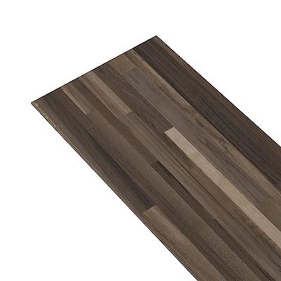 VidaXL Vloerplanken zelfklevend 5,02 m² 2 mm pvc gestreept bruin