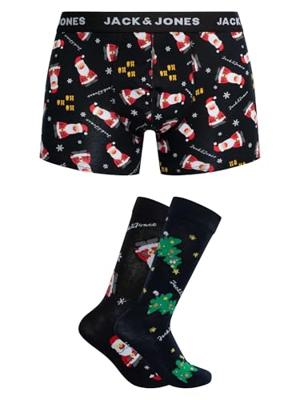 Jack & Jones Kerst Giftbox - Boxershorts + Sokken - JACHOHOH-XXL