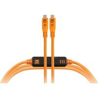Tether Tools TetherPro Optima 10G USB-C, 1m (Straight to Straight) Orange - thumbnail