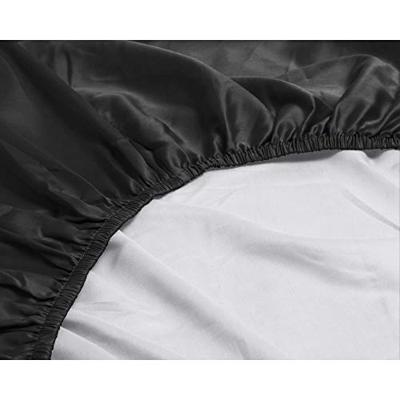 Primaviera Deluxe Topper Satijn Hoeslaken Zwart 160 x 200