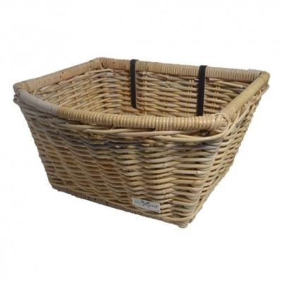 Rieten Fietsmand Buikmand Grijs