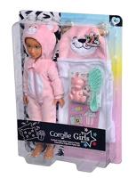 Corolle girls - modepop valentine pyjama party set - thumbnail