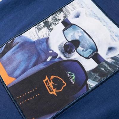 VidaXL Kindershirt met lange mouwen 92 jeansblauw
