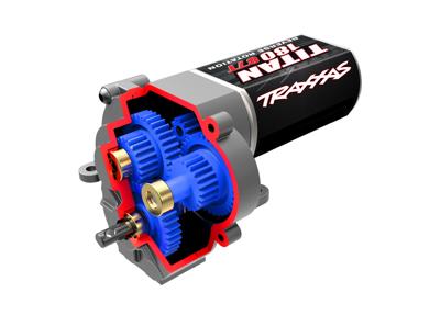 Traxxas TRX-9791X Transmissie en Motor compleet, toerentalreductie