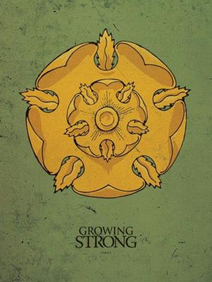 Kunstdruk Game of Thrones - Tyrell 60x80cm