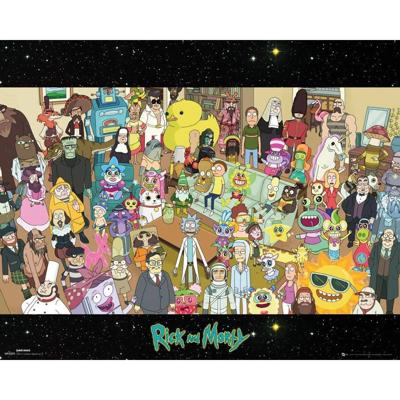 Poster Rick and Morty - Cast 50x40cm Poster Rick and Morty - Cast 50x40cm