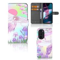 Motorola Edge 30 Pro | Telefoonhoesje | Met pasjeshouder | Bird - thumbnail