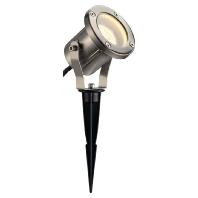 SLV 229740 Nautilus Spike LED-tuinspot LED, Spaarlamp, Halogeen GU10 35 W RVS - thumbnail