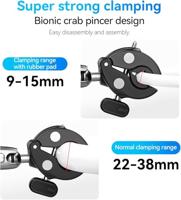 Telesin Dual Crab Claw Clamp Mount - aluminium - thumbnail