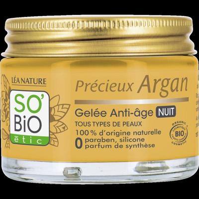 So Bio Etic Argan anti-aging night gel 40 Milliliter So Bio Etic Argan anti-aging night gel 40 Milliliter