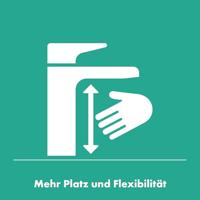 Hansgrohe Rebris S 1-gats wastafelkraan 210 m. draaibare uitloop m. waste chroom 72536000 - thumbnail